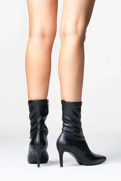 Prologue Shoes Rossano Stiletto Heel Boot In Black