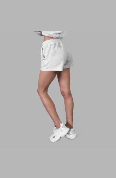 Blvck Whte Tie & Dye Short In White