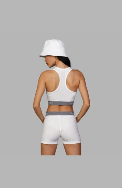 Blvck Whte Signature Short In White