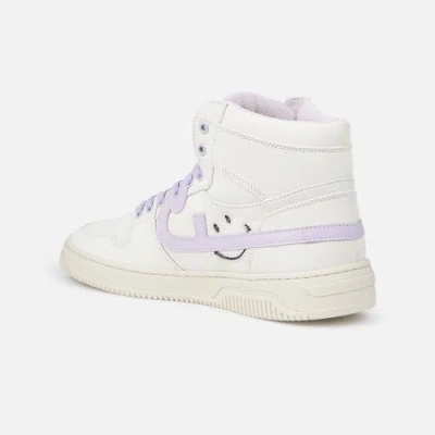 Fini Lucas "creamy Purple" Sneaker In Black