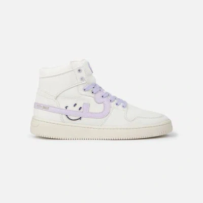Fini Lucas "creamy Purple" Sneaker In Black