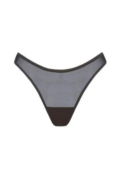 Cuup Mesh Thong In Black