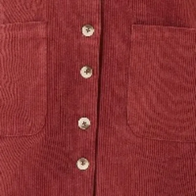 Yumi V-neck Cord Pinafore Dress In Multi