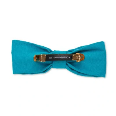 Lele Sadoughi Zeta Tau Alpha Riley Bow In Blue