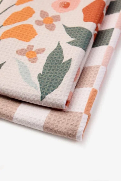 Geometry Kitchen Tea Towel Set In Multi