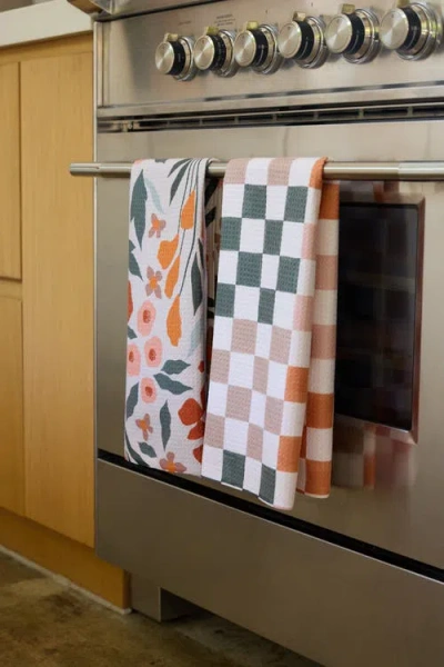Geometry Kitchen Tea Towel Set In Multi