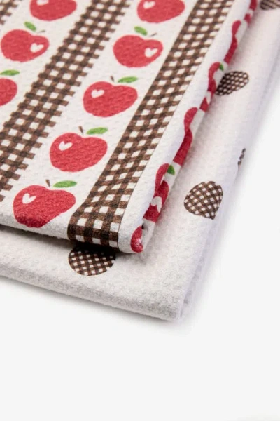 Geometry Kitchen Tea Towel Set In Multi