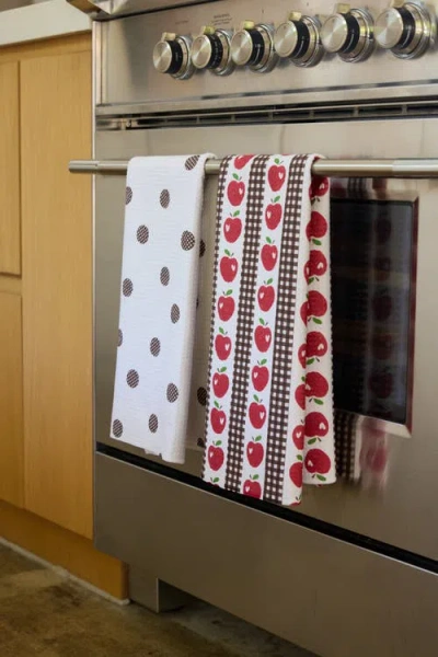 Geometry Kitchen Tea Towel Set In Multi