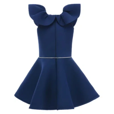 Mimi Tutu Iris Ruffled Dress In Blue