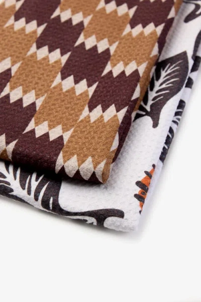Geometry Kitchen Tea Towel Set In Multi