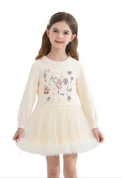 Mimi Tutu Ballet Ruffle Bow Dress In Multi