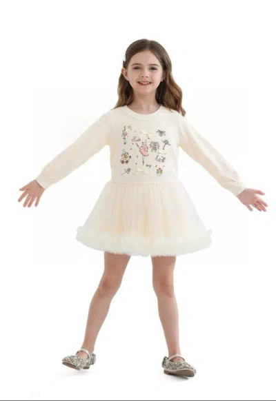 Mimi Tutu Ballet Ruffle Bow Dress In Multi