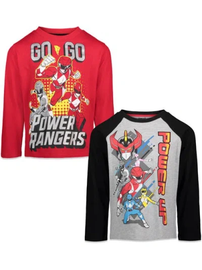 Power Rangers 2-pack Long Sleeve T-shirts In Multi