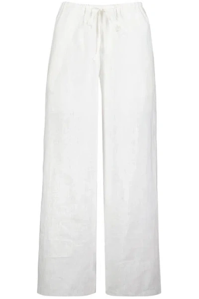 Bishop + Young Positano Drawstring Pant In White