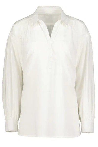 Bishop + Young Boho Voile Blouse In White
