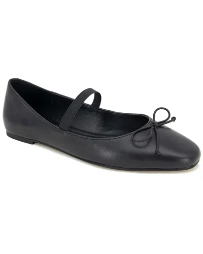 Kenneth Cole New York Myra Leather Flat In Black