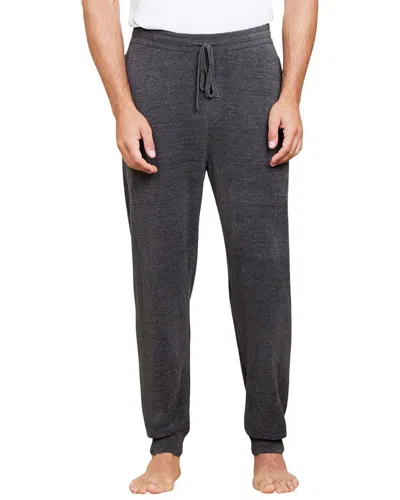 Barefoot Dreams Chul Rib Inset Jogger In Gray