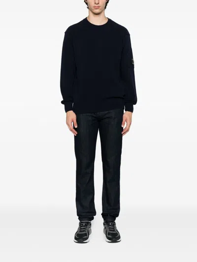C.p. Company C.p.company Wool Crewneck Sweater In Black