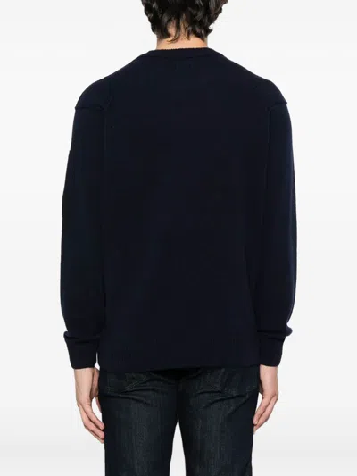C.p. Company C.p.company Wool Crewneck Sweater In Black