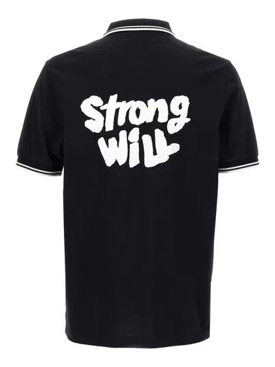 Comme Des Garçons Polo Comme Des Garons Shirt X Fred Perry In Black