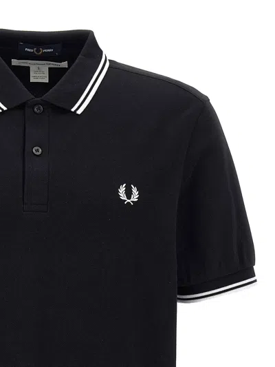 Comme Des Garçons Polo Comme Des Garons Shirt X Fred Perry In Black