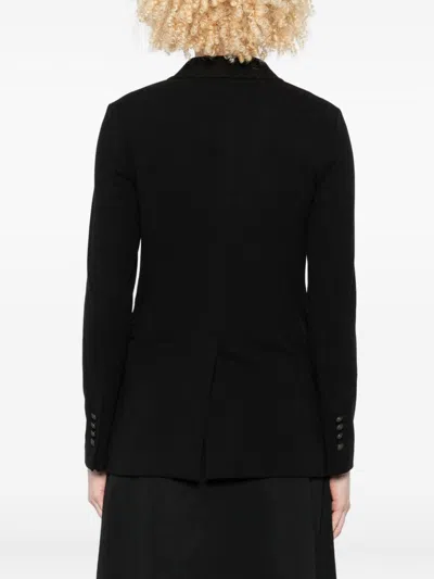 Circolo 1901 Double-breasted Blazer In Black