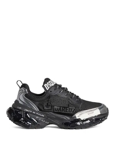 Dsquared2 "faster" Sneaker In Black