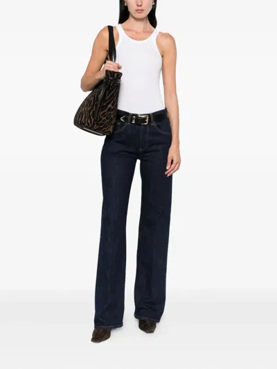 Dondup `jacklyn` 5-pocket Pants In Blue