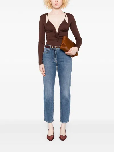 Elisabetta Franchi Top - Marrón In Brown