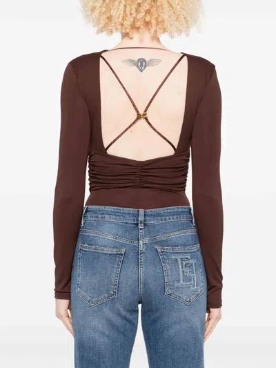 Elisabetta Franchi Top - Marrón In Brown