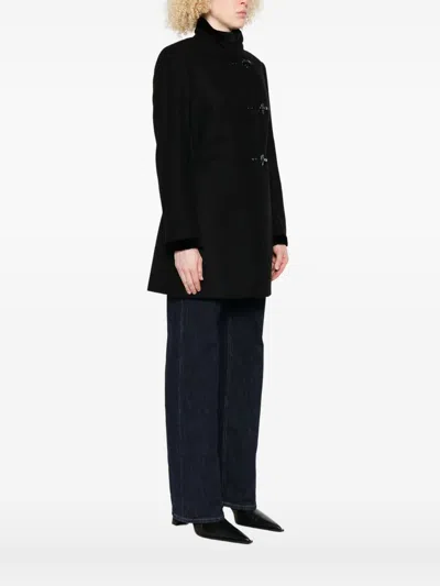 Fay Virginia 3 Hooks Coat In Black