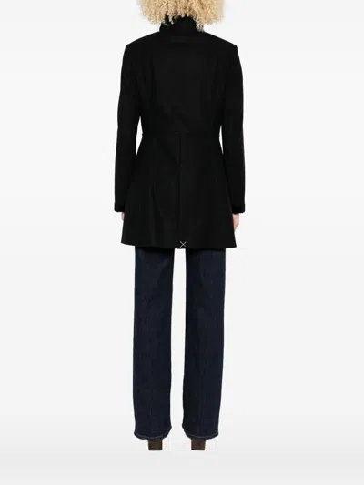 Fay Virginia 3 Hooks Coat In Black