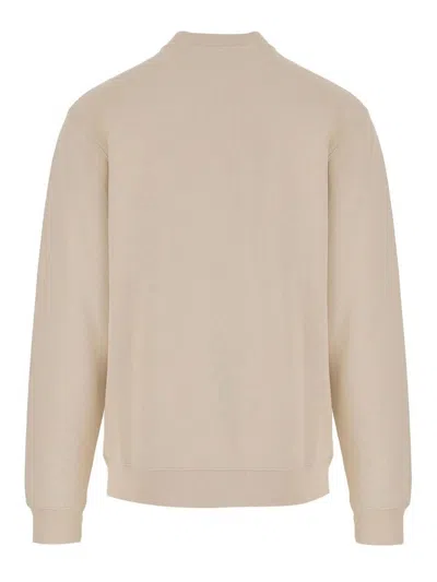 Jacquemus Cotton Sweatshirt In Neutral