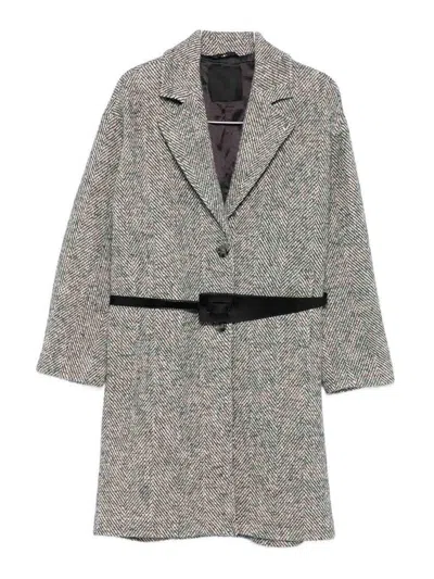Liu •jo Liu Jo Gray Coat In Gray