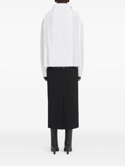 Mm6 Maison Margiela Camicia In Cotone White In White