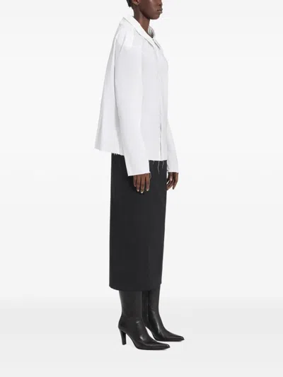 Mm6 Maison Margiela Camicia In Cotone White In White