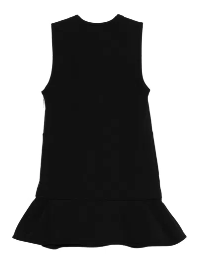 Msgm Vestido Midi - Negro In Black