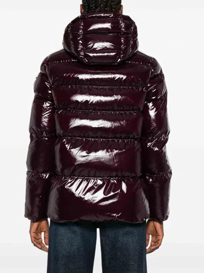 Pinko Quilted Hooded Jacket In Brown