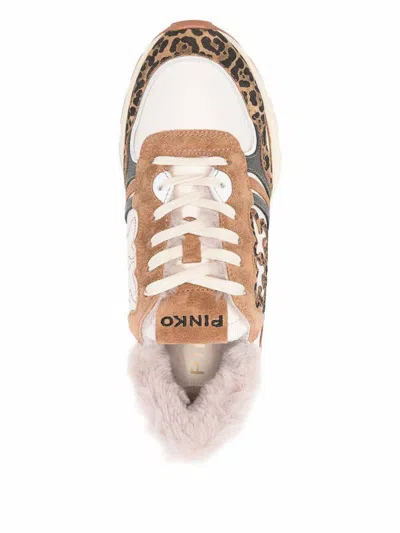 Pinko 'zoe' Sneakers In Nude