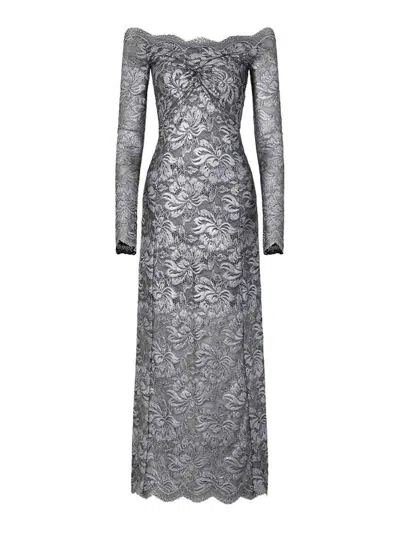 Rabanne Vestido Largo - Plata In Silver