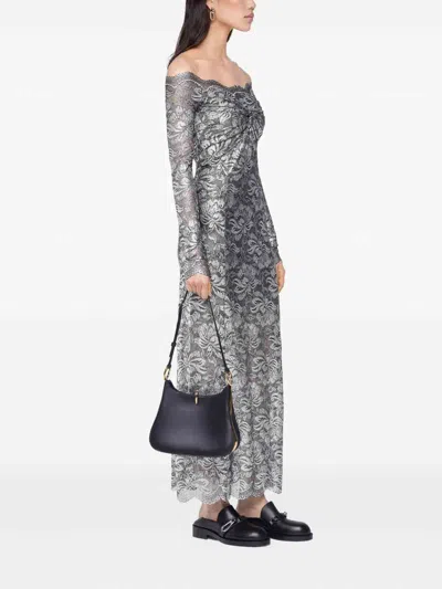 Rabanne Vestido Largo - Plata In Silver