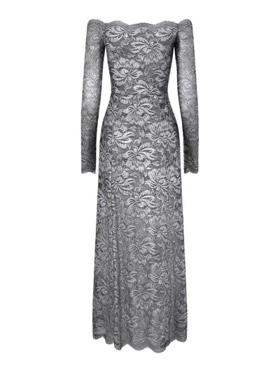 Rabanne Vestido Largo - Plata In Silver