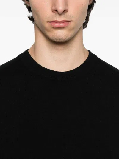 Stone Island Selected Black Cotton T-shirt In Black