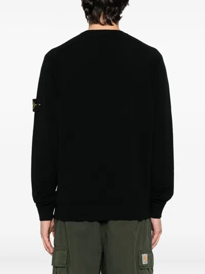 Stone Island Selected Black Cotton T-shirt In Black