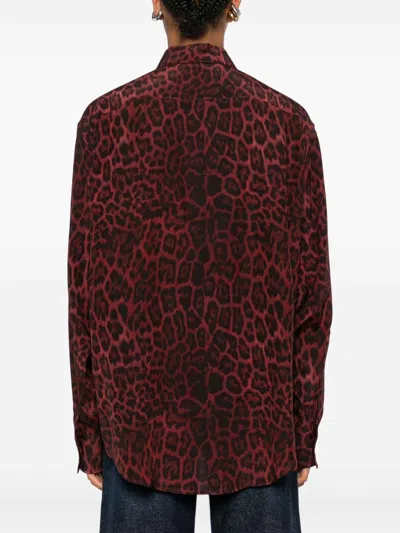 Stella Mccartney Leopard-print Buttoned Shirt In Multi