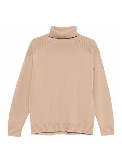 Seventy Roll-neck Wool Sweater In Neutral