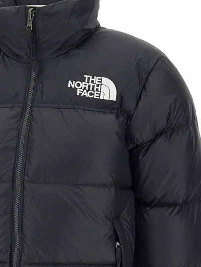 The North Face Nuptse Water Repellent 700 Fill Power Down Short Puffer Jacket In Blue