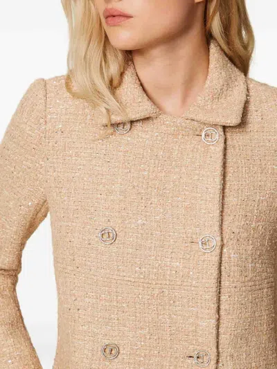 Twinset Coats Neutral In Neutral