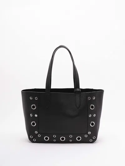 Valentino Nellcote Shopper Medium Studded Detailing In Black