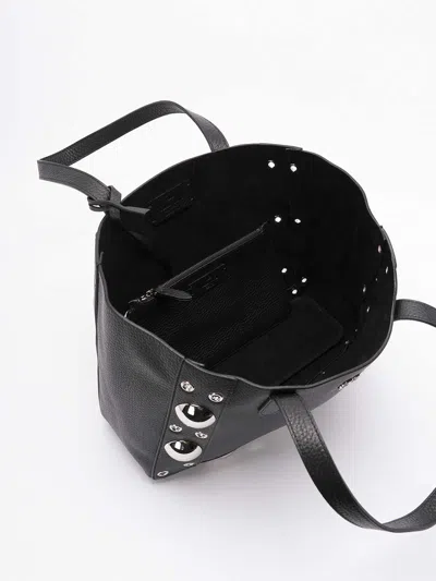 Valentino Nellcote Shopper Medium Studded Detailing In Black